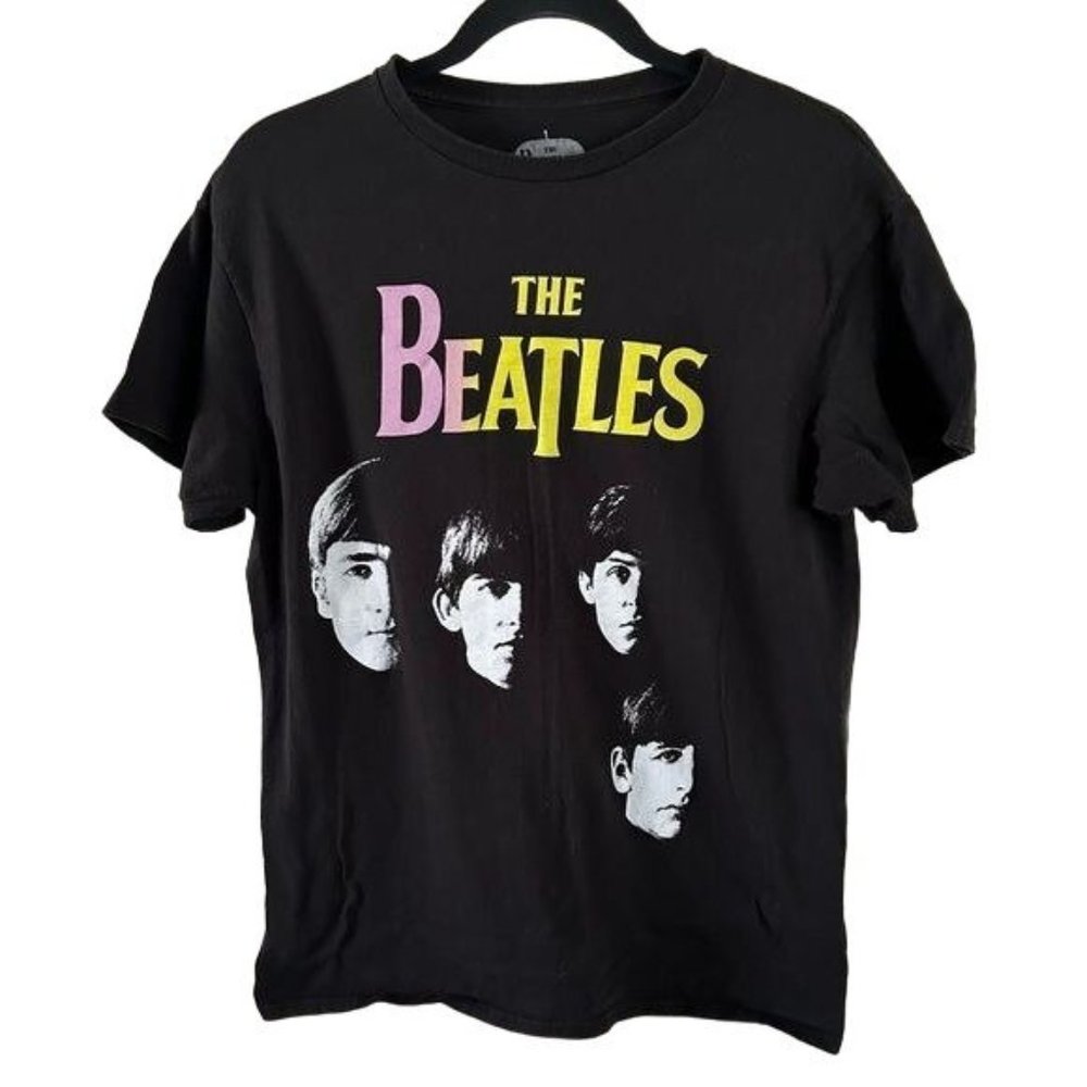 The Beatles 2020 Black Graphic T-shirt, Sz Medium